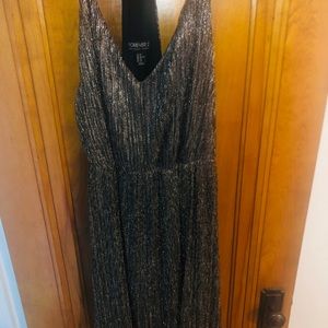 Forever 21 Metallic Shift Dress